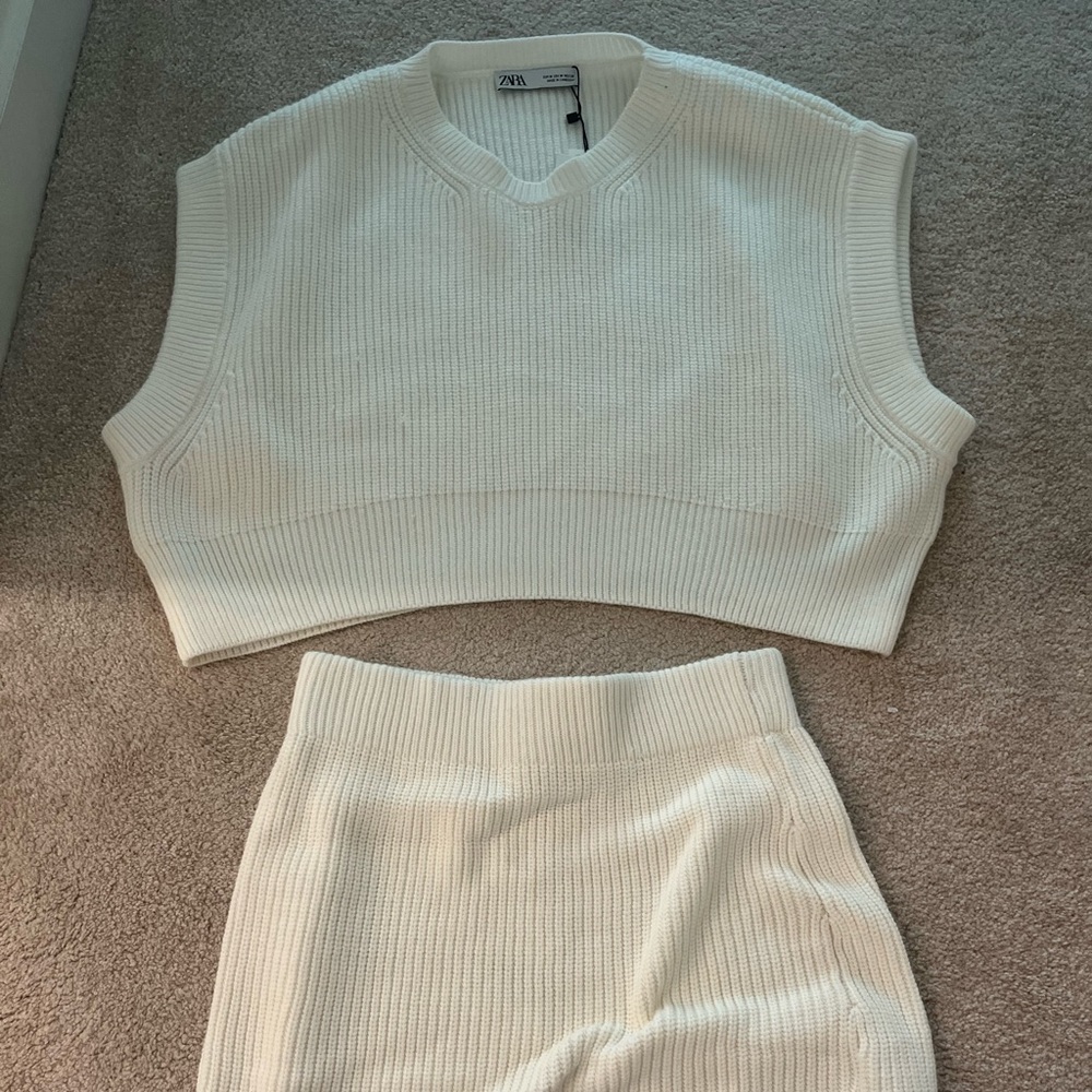 Vest and skirt set